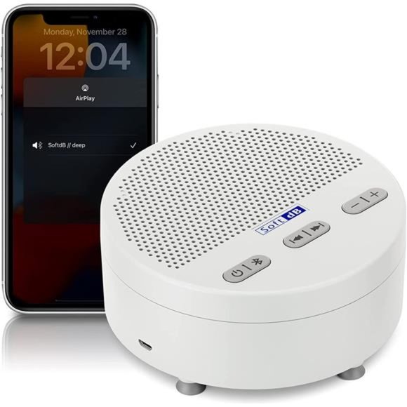White Noise Machine & Wireless Bluetooth Speaker - Portable White Noise Machine - Picture 3 of 7
